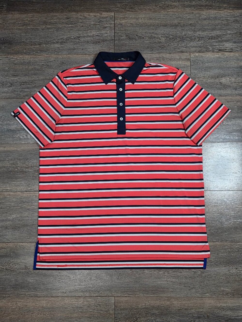 RLX Ralph Lauren Golf Short Sleeve Polo Men's XL Striped